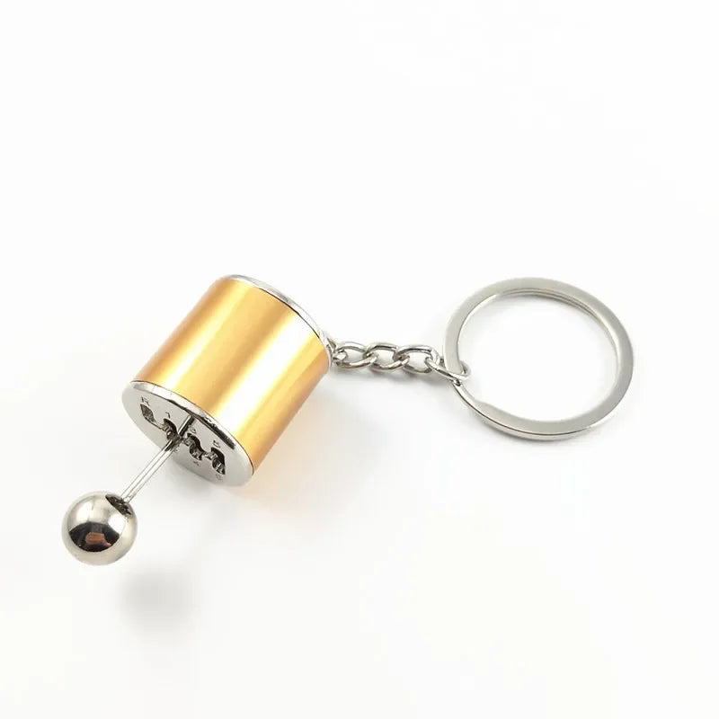 Metal Keyring Creative Car Shifter Keychain Antistress Fidget Toys for Anxiety ADHD Autism Sensory Stress Relief Toy
