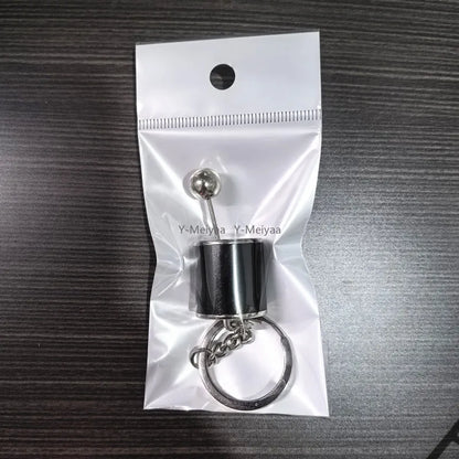 Metal Keyring Creative Car Shifter Keychain Antistress Fidget Toys for Anxiety ADHD Autism Sensory Stress Relief Toy