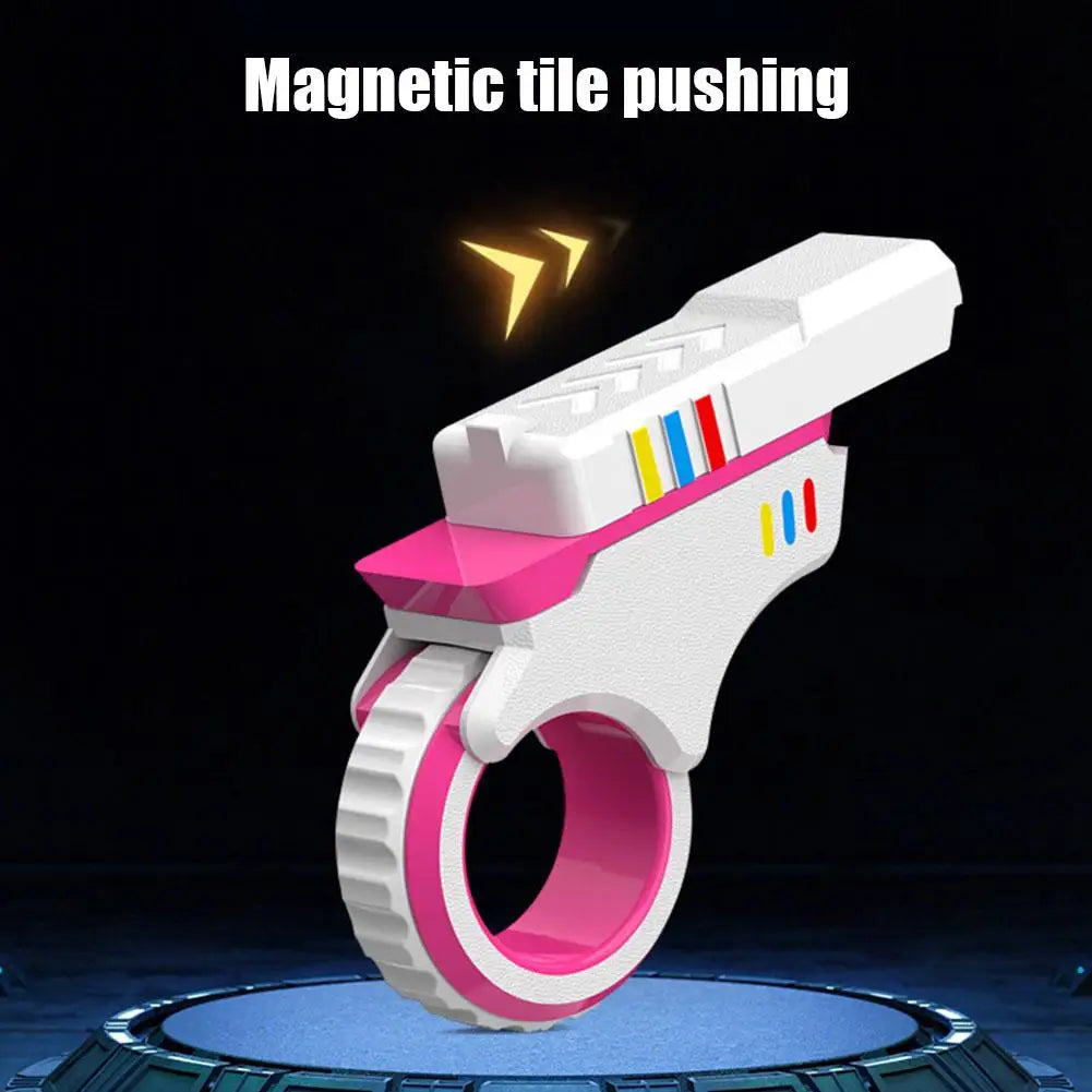 Rotary Finger Sliders Fidget Toy Office Pressure Relief Slider Ratchet Finger Fidget 3D Printed Fidegt Toysfingertip Textured