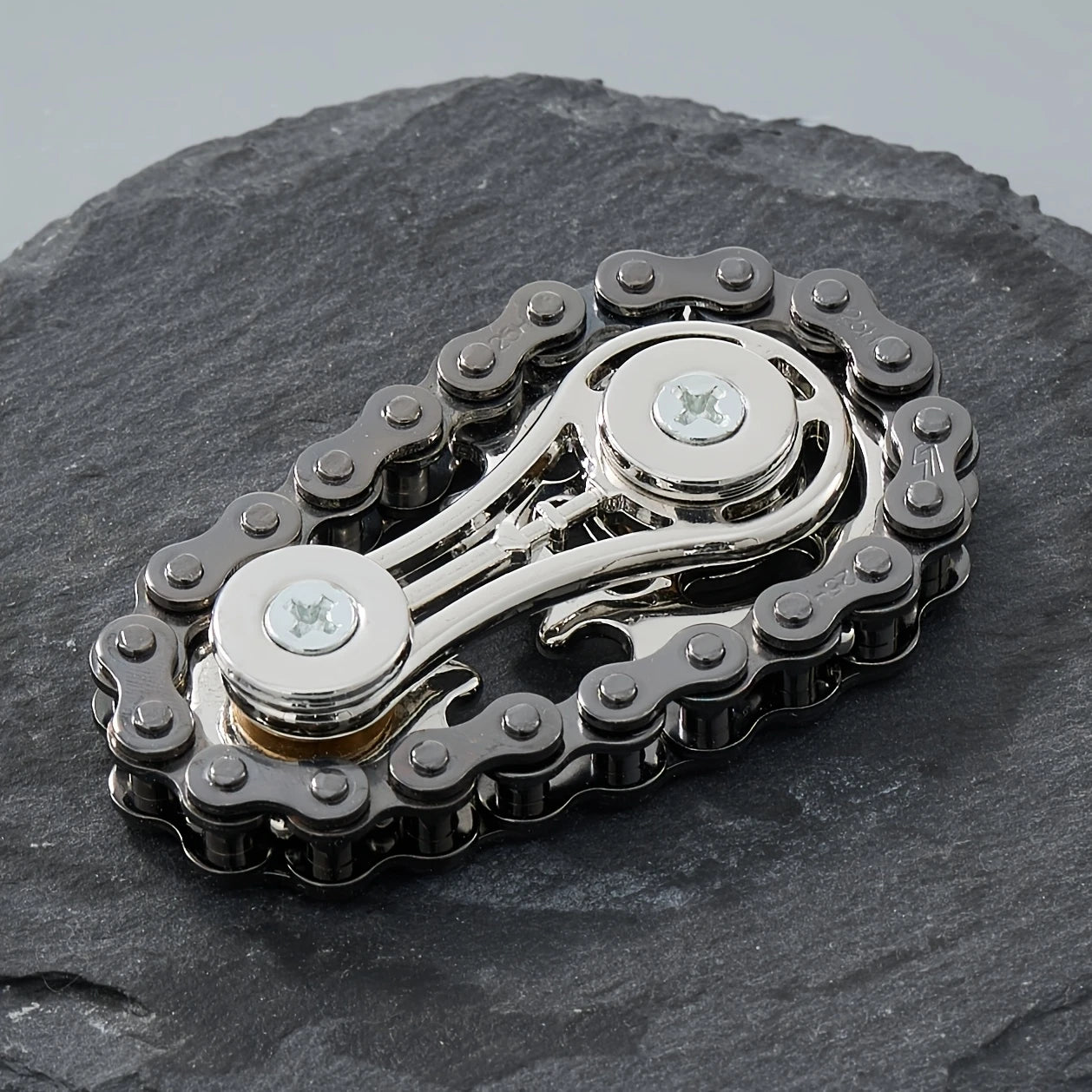 1/3Pcs Sprockets Flywheel Fingertip Gyro Fidget Spinner Adult Kids Antistress Anxiety Metal Bike Chains EDC Spinner Fidget Toys
