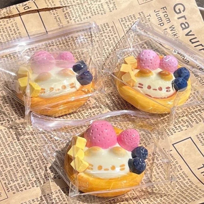 Kawaii Cartoon Egg Tart Antistress Foot Squishy Toy,Fidget Squeeze Toy, Mochi Squishy, Stress Reliever,Fidget Toys