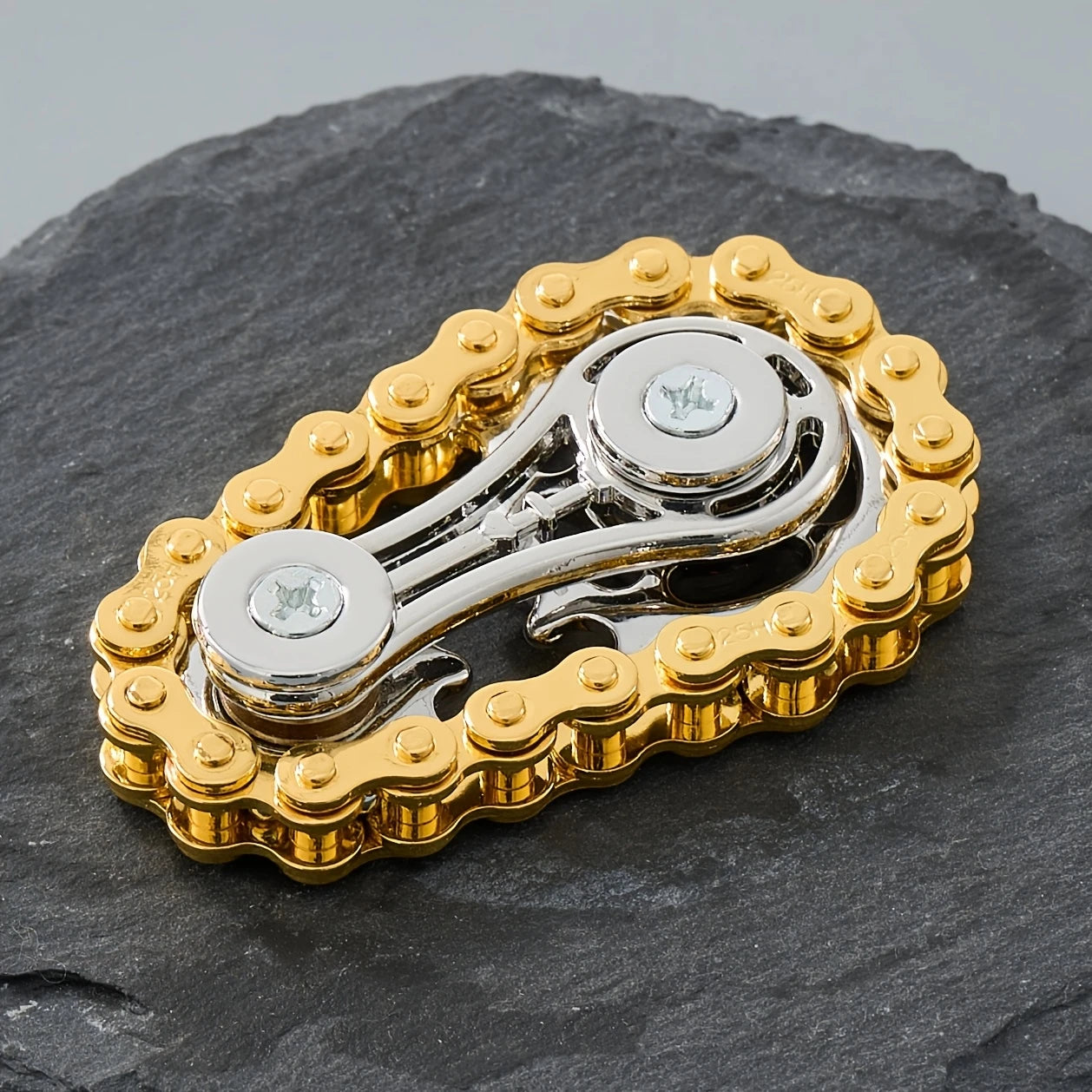 1/3Pcs Sprockets Flywheel Fingertip Gyro Fidget Spinner Adult Kids Antistress Anxiety Metal Bike Chains EDC Spinner Fidget Toys