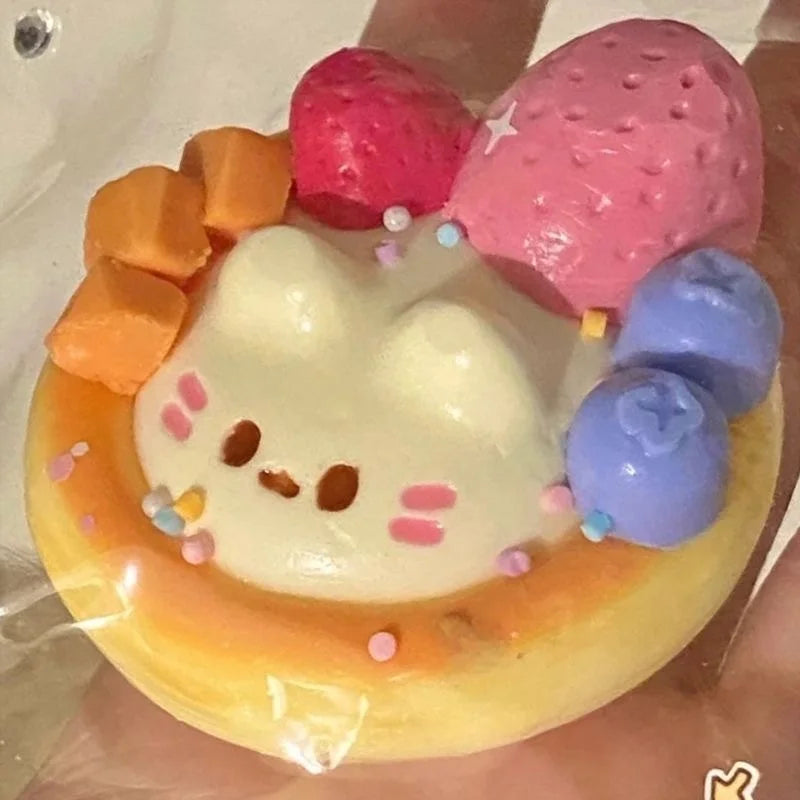 Kawaii Cartoon Egg Tart Antistress Foot Squishy Toy,Fidget Squeeze Toy, Mochi Squishy, Stress Reliever,Fidget Toys
