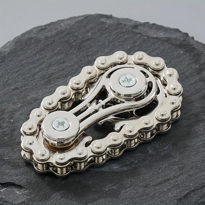 1/3Pcs Sprockets Flywheel Fingertip Gyro Fidget Spinner Adult Kids Antistress Anxiety Metal Bike Chains EDC Spinner Fidget Toys