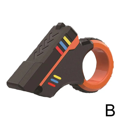 Rotary Finger Sliders Fidget Toy Office Pressure Relief Slider Ratchet Finger Fidget 3D Printed Fidegt Toysfingertip Textured
