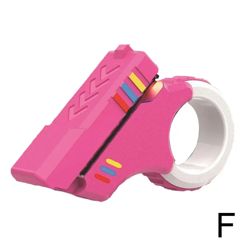 Rotary Finger Sliders Fidget Toy Office Pressure Relief Slider Ratchet Finger Fidget 3D Printed Fidegt Toysfingertip Textured