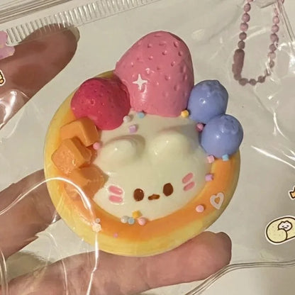 Kawaii Cartoon Egg Tart Antistress Foot Squishy Toy,Fidget Squeeze Toy, Mochi Squishy, Stress Reliever,Fidget Toys