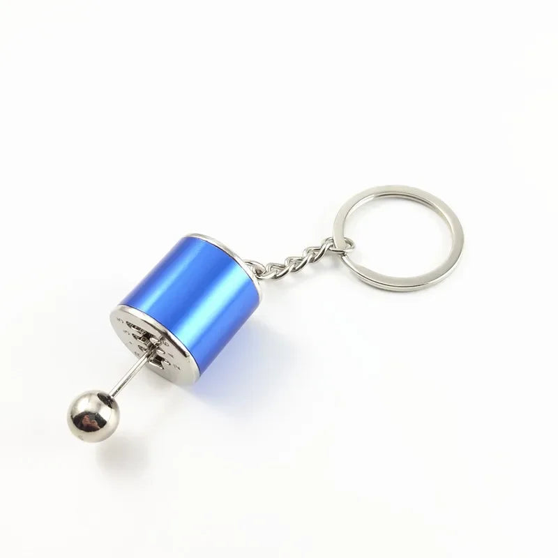 Metal Keyring Creative Car Shifter Keychain Antistress Fidget Toys for Anxiety ADHD Autism Sensory Stress Relief Toy